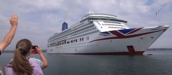 Un crucero encallado en el Canal de la Mancha - Sputnik Mundo