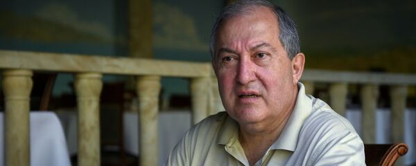 Armén Sarkisián, presidente de Armenia - Sputnik Mundo