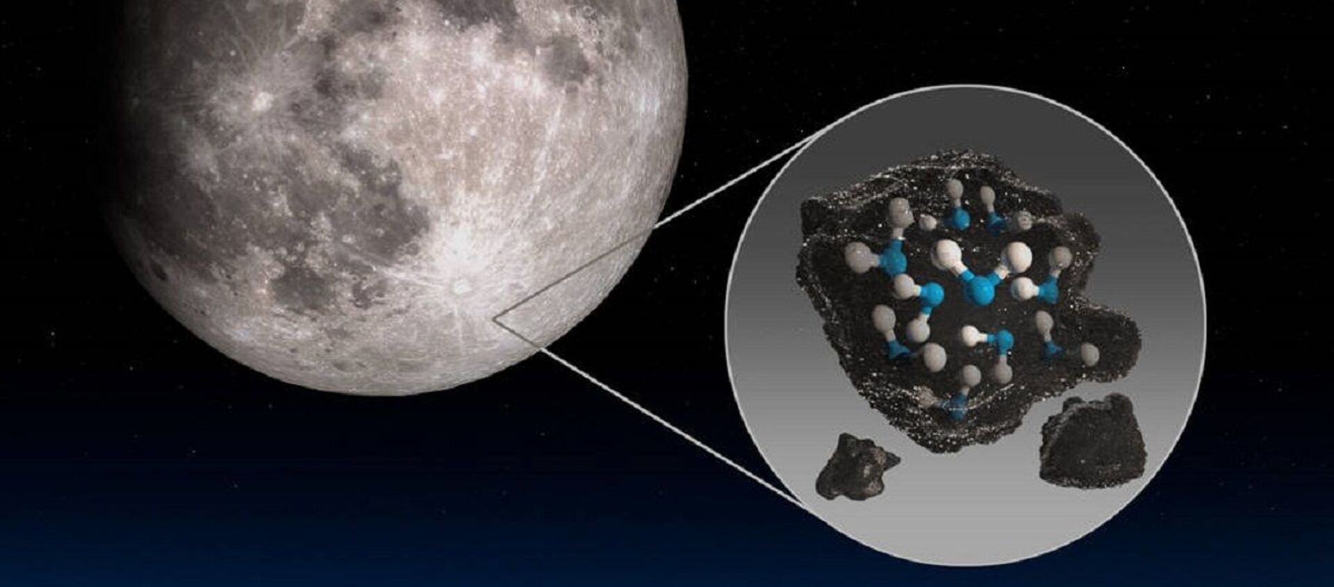 El observatorio de la NASA descubre agua en la superficie soleada de la Luna - Sputnik Mundo, 1920, 26.10.2020