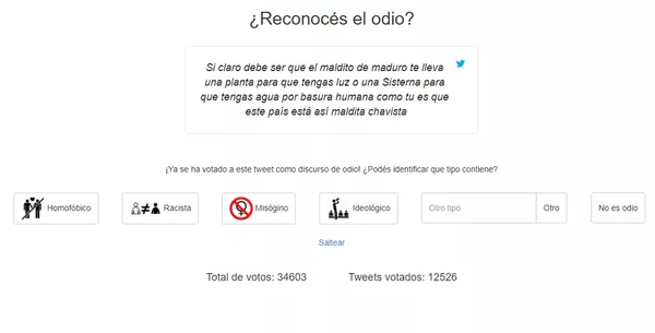 ¿Reconoces el odio? Una plataforma busca detectarlo en discursos de Twitter ¿Reconoces el odio? Una plataforma busca detectarlo en discursos de Twitter - Sputnik Mundo