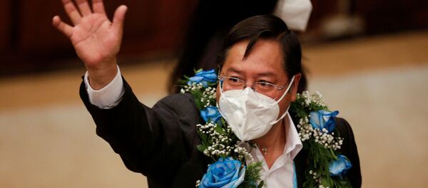 Luis Arce, presidente electo de Bolivia Luis Arce, presidente electo de Bolivia - Sputnik Mundo