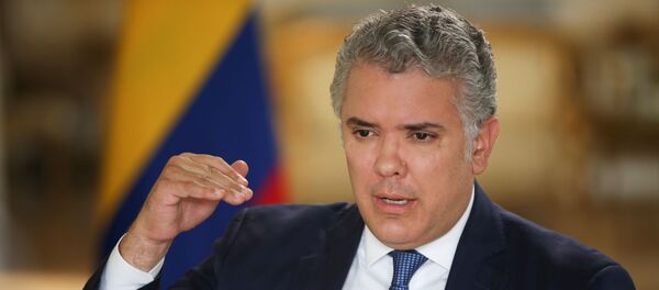 Iván Duque, presidente de Colombia - Sputnik Mundo