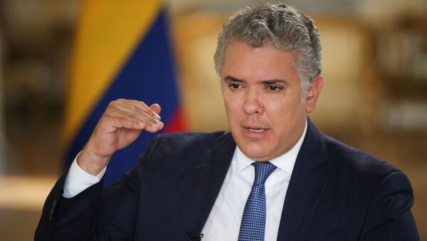 Iván Duque, presidente de Colombia - Sputnik Mundo