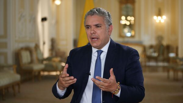 Iván Duque, presidente de Colombia - Sputnik Mundo