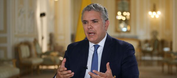 Iván Duque, presidente de Colombia - Sputnik Mundo