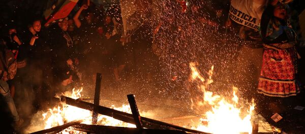 Situación en Santiago tras el referéndum constitucional Situación en Santiago tras el referéndum constitucional - Sputnik Mundo