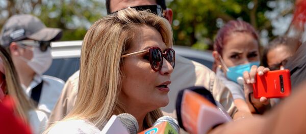 Jeanine Áñez, presidenta transitoria de Bolivia  - Sputnik Mundo