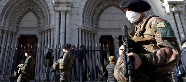 Lugar del ataque en Niza - Sputnik Mundo