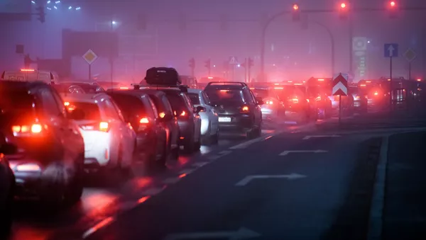 Una congestión de automóviles (archivo) - Sputnik Mundo
