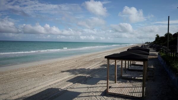 Una playa en Varadero, Cuba - Sputnik Mundo