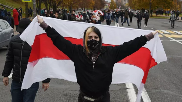 Protestas en Misnk, Bielorrusia - Sputnik Mundo