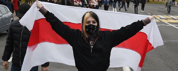 Protestas en Misnk, Bielorrusia - Sputnik Mundo