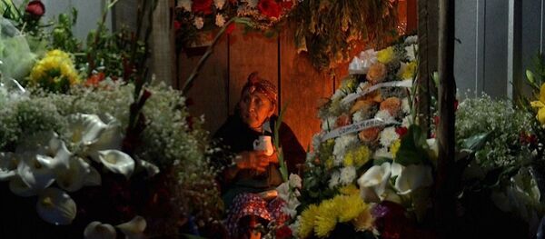 Funeral mapuche en Chile - Sputnik Mundo