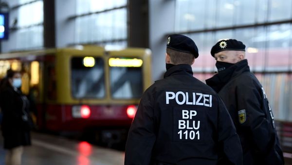 La Policía alemana La Policía alemana - Sputnik Mundo
