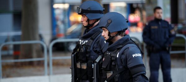 La Policía en Viena, Austria - Sputnik Mundo