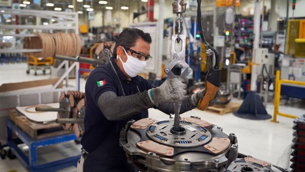 Una fábrica en San Luis Potos, México Una fábrica en San Luis Potos, México - Sputnik Mundo