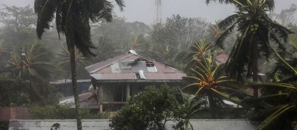 El huracán Eta a su llegada a Bilwi, Nicaragua El huracán Eta a su llegada a Bilwi, Nicaragua - Sputnik Mundo