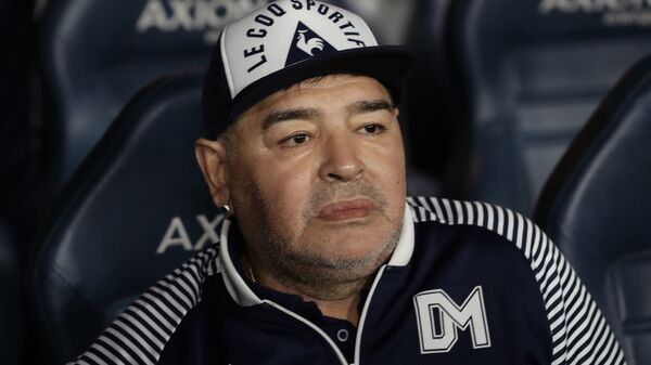 Diego Armando Maradona, exfutbolista argentino - Sputnik Mundo