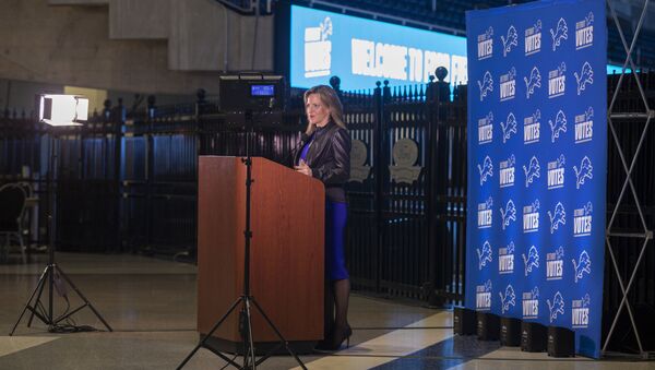 Jocelyn Benson, secretaria de Estado de Michigan, EEUU - Sputnik Mundo