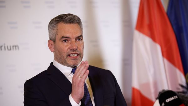Karl Nehammer, el ministro del Interior de Austria Karl Nehammer, el ministro del Interior de Austria - Sputnik Mundo
