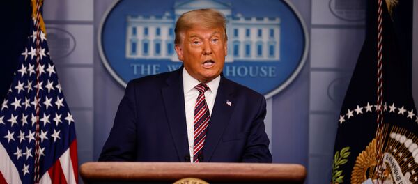 Donald Trump comparece sobre las elecciones en la Casa Blanca - Sputnik Mundo