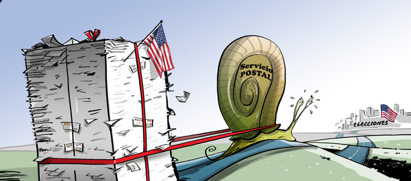 Retraso infinito: los 150.000 votos por correo de las elecciones de EEUU que no llegan Retraso infinito: los 150.000 votos por correo de las elecciones de EEUU que no llegan - Sputnik Mundo