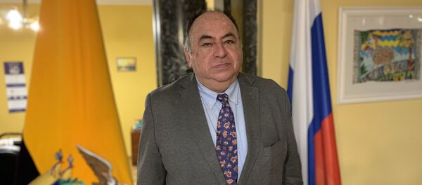 El embajador ecuatoriano en Rusia, Julio César Prado Espinosa - Sputnik Mundo