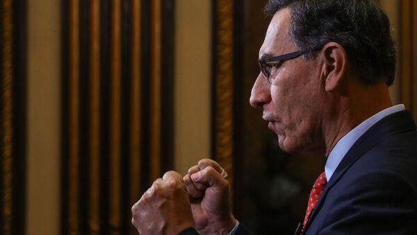 Martín Vizcarra, presidente de Perú - Sputnik Mundo