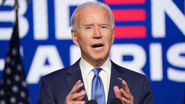 Joe Biden, candidato presidencial por el Partido Demócrata - Sputnik Mundo