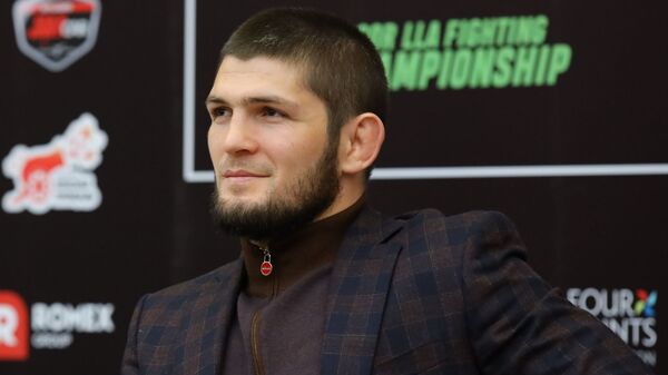 Khabib Nurmagomedov, luchador de artes marciales ruso (archivo) - Sputnik Mundo