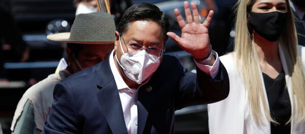 Luis Arce, presidente de Bolivia - Sputnik Mundo