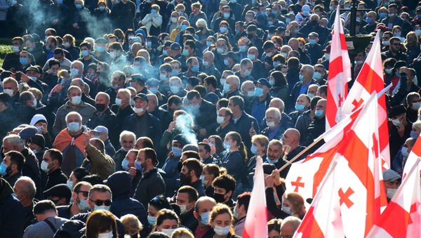 Protestas de la oposición en Georigia - Sputnik Mundo