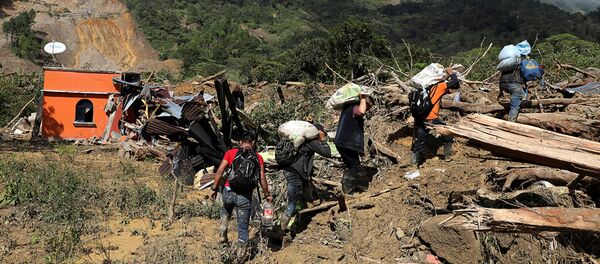 Consecuencias del huracán Eta en Guatemala - Sputnik Mundo