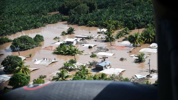 Inundaciones en San Pedro Sula, Honduras Inundaciones en San Pedro Sula, Honduras - Sputnik Mundo