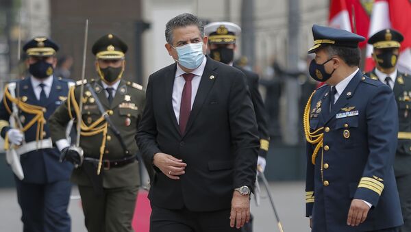 Manuel Merino, titular del Congreso de Perú Manuel Merino, titular del Congreso de Perú - Sputnik Mundo