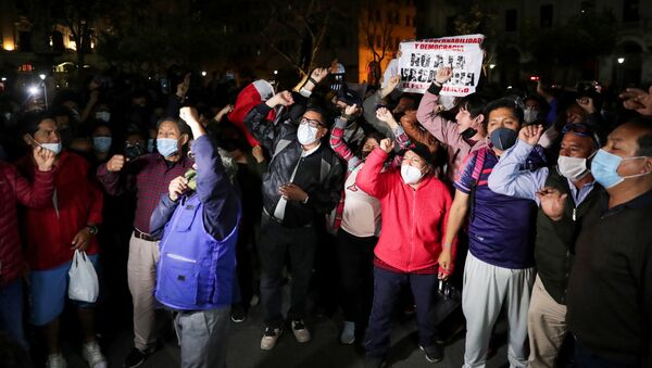 Protestas en Perú - Sputnik Mundo
