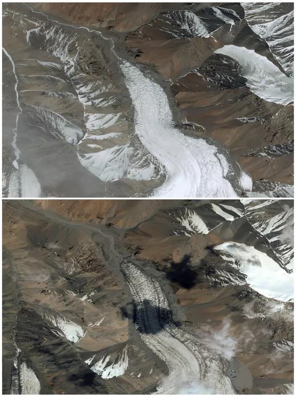 Los glaciares chinos se están derritiendo a marchas forzadas Los glaciares chinos se están derritiendo a marchas forzadas - Sputnik Mundo