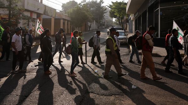 Campesinos marchan en Asunción, Paraguay (archivo) - Sputnik Mundo