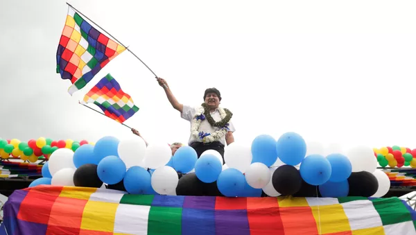 Evo Morales en Chimoré - Sputnik Mundo