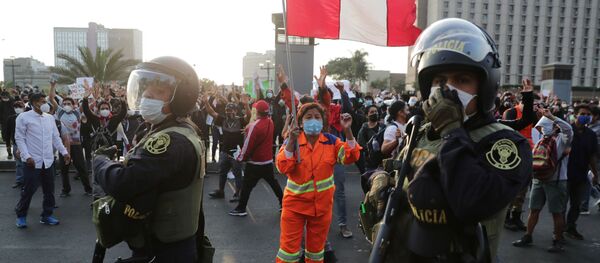 Protestas en Perú - Sputnik Mundo
