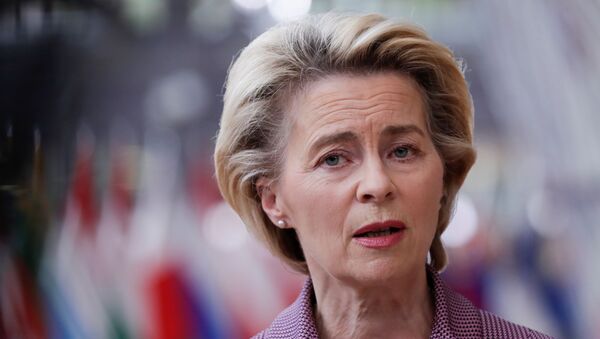 Ursula von der Leyen, presidenta de la Comisión Europea - Sputnik Mundo