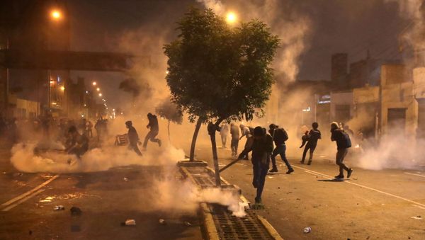 Protestas en Perú contra el nuevo Gobierno Protestas en Perú contra el nuevo Gobierno - Sputnik Mundo