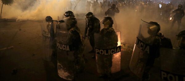 Protestas en Perú contra el nuevo Gobierno - Sputnik Mundo