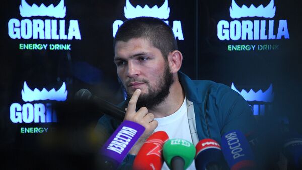 Khabib Nurmagomedov, luchador de artes marciales mixtas ruso - Sputnik Mundo