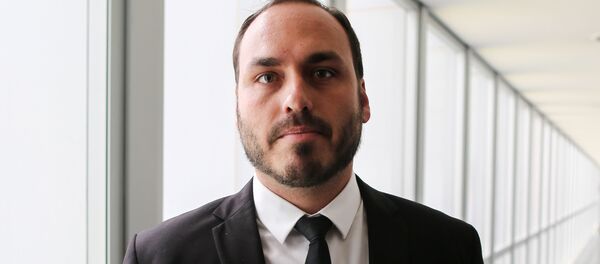 Carlos Bolsonaro, concejal de Río de Janeiro - Sputnik Mundo