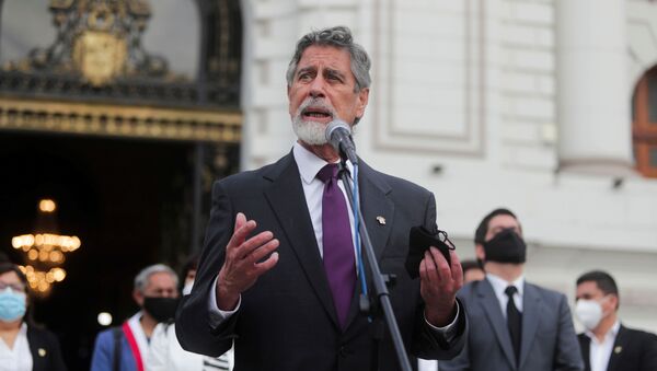 Francisco Sagasti, presidente interino de Perú - Sputnik Mundo