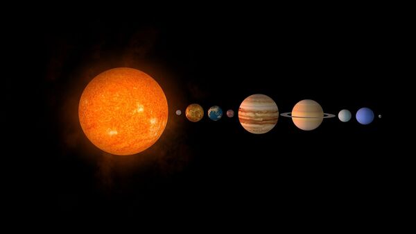 Una representación del sistema solar - Sputnik Mundo