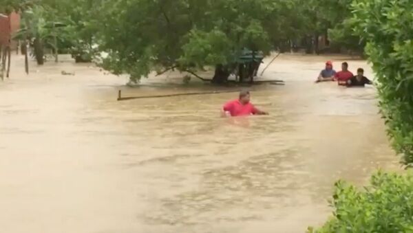 Inundaciones por el huracán Iota en Cartagena, Colombia - Sputnik Mundo