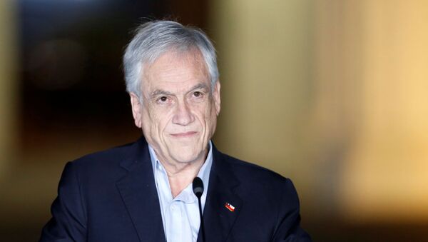 Sebastián Piñera, presidente de Chile - Sputnik Mundo