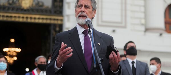  Francisco Sagasti, presidente interino de Perú - Sputnik Mundo